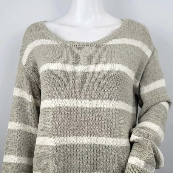 BB DAKOTA Striped knit Cotton Sweater - Picture 4 of 15